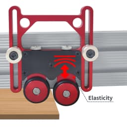 Table Saw Stock Roller Woodworking Feeding Roller Adjustable Aluminum Alloy Easy Installation Good Stability for Processing