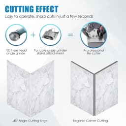 Angle Grinder Stand for Tile 45° Chamfer Cutting Ceramic Stone Chamfering Tool