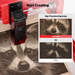 ATOMSTACK Swift Mini 2.5W 3W 5W Laser Engraver Machine Portable Desktop DIY Laser Cutter Beginner Engraving Machine LightBurn LaserGRBL Compatible High Precision Home Hobby Craft Gift Maker For Wood Leather Paper Bamboo Cardboard Acrylic Easy Setup
