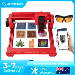 ATOMSTACK Swift Mini 2.5W 3W 5W Laser Engraver Machine Portable Desktop DIY Laser Cutter Beginner Engraving Machine LightBurn LaserGRBL Compatible High Precision Home Hobby Craft Gift Maker For Wood Leather Paper Bamboo Cardboard Acrylic Easy Setup