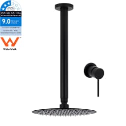**Sydney Stock** KYLINS Brushed Gold Gun Metal Chrome Black 8-16'' Rain Shower Head Set Ceiling Arm Mixer Taps WELS WATERMARK