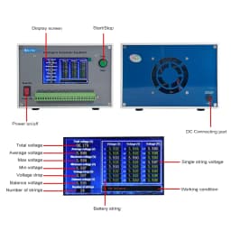 Heltec 24S Automatic Equalizer Li-ion LiFePO4 Battery Voltage Tester & Repair 3A 4A 7A Lithium Cell Discharge Balancer
