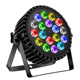 Datewink 18 LED Par Light 200W 4 IN 1 RGBW DMX Stage Lighting Rainbow Effect For DJ Disco Party Christmas Bar Wedding Show Light
