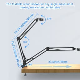 YIZHAN 13MP Full HD HDMI Camera VGA Port Industrial Microscope Zoom 150X Lens Adjustable Metal Arm Stand Bracket For Soldering