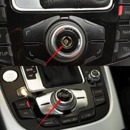Black Joystick Control Center Button Cap Cover Knob Repair Kit K0998068A For Audi A4 A5 A6 A8 Q5 Q7 RS4 RS5 RS6 Auto Accessories