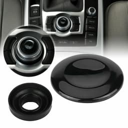 Black Joystick Control Center Button Cap Cover Knob Repair Kit K0998068A For Audi A4 A5 A6 A8 Q5 Q7 RS4 RS5 RS6 Auto Accessories