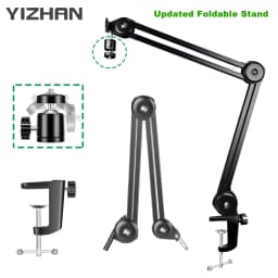 Yizhan 4K Digital Microscope For Soldering 1080P HDMI USB Industrial Microscope Camera, 150X Zoom Lens, 5-100cm Working Distance