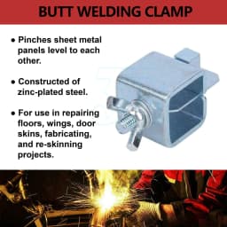 8Pcs Panel Clamps Butt Welding Clip Sheet Alignment Positioner Car Truck Door