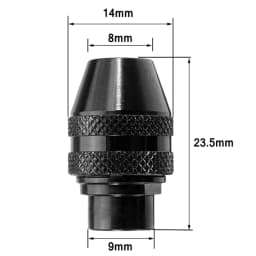 Keyless Rotary Tool Chuck Quick Change Keyless Chuck Replacement for Dremel 4486 Rotary Tools 3000 4000 7700 8200