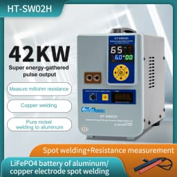 02H Spot Welders 7000A 42kw Pulse Battery Welding Machine Used For 18650 Lithium Batteries Pack Welding / Aluminum And Nickel
