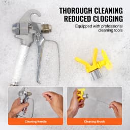 SucceBuy Diaphragm Airless Paint Sprayer Efficiency Cart Airless Paint Sprayer 2000 psi High Pressure Paint Airless Sprayer DIY