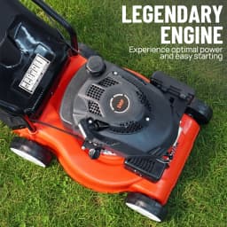 PORIYA Lawn Mower 16' 4 Stroke Engine Oil Powered Hand Push Engine Lawnmower