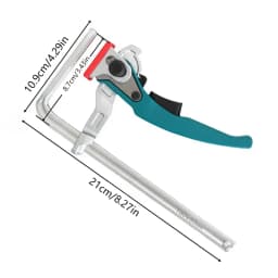 ALLSOME 2pcs Ratcheting Table Clamps, Quick Release Track Saw Clamps, Guide Rail Clamp for MFT Table and Guide Rail System