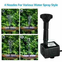 Solar Pond Pump Power Fountain Submersible Water Garden Pool Feature Kit Panel