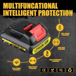 1/2/4Pcs 3.0Ah Li-ion DCB120 Replace for Dewalt 12V Battery Pin Compatible with DCB121 DCB123 DCB125 DCB127 Cordless Power Tools