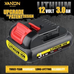 1/2/4Pcs 3.0Ah Li-ion DCB120 Replace for Dewalt 12V Battery Pin Compatible with DCB121 DCB123 DCB125 DCB127 Cordless Power Tools