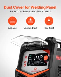 succebuy3 in1TIG Welder 205A Dual Voltage Welding Machine TIG/DC Pulse TIG MMA Stick Electric Welder with IGBT Inverter