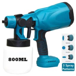 Cordless High Pressure Spray Gun Airless Paint Sprayer Fits Makita 18V Battery