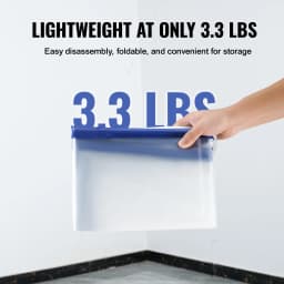 SucceBuy 7.5/8.5/13.2' Reusable Dust Barrier Dust Barrier Door Kit with Magnetic Self-Closing Zipper PE Construction Door Cover