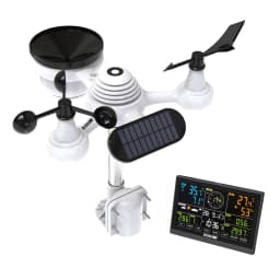 Maxkon 7 in 1 Wireless Weather Station Home Indoor Outdoor Sensor Temperature Humidity Rainfall Barometer Forecast Monitor