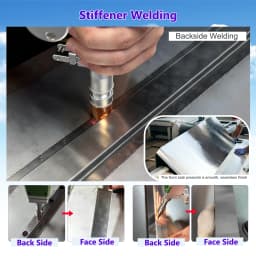 2000W 6 in 1 Laser Battery Welding Stiffener Welding Cleaning Cutting Welding Machine Handheld Fiber Laser Welder for Metal