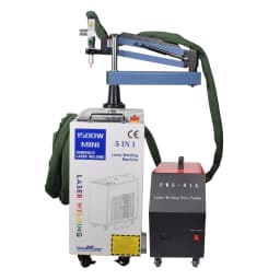 2000W 6 in 1 Laser Battery Welding Stiffener Welding Cleaning Cutting Welding Machine Handheld Fiber Laser Welder for Metal