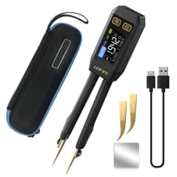 LCR-ST1 10Khz LCR Meter Tweezer, Mini Smart SMD Tester, Auto Component Recognition Electronic Component Analyze