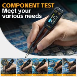 LCR-ST1 10Khz LCR Meter Tweezer, Mini Smart SMD Tester, Auto Component Recognition Electronic Component Analyze