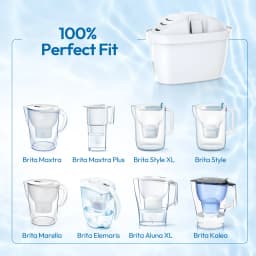 Reimol Water Filter Cartridges for Brita Maxtra Pro | All-in-1 Replacement Filters Compatible with Brita Jugs & Marella Series