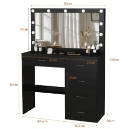 New home dressing table with vanity mirror Features three colour modes and adjustable brightness Ideal birthday gift