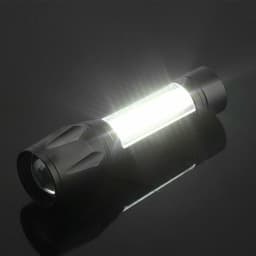 5PCS 900000LM COB LED Flashlight Zoom USB Rechargeable Camping Small Torch Lamp