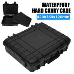 420mm Waterproof Hard Carry Case Tool Storage Box Portable Organizer With Foam