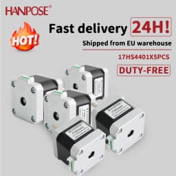NEMA17 Stepper Motor 17HS4401x5PCS 1.5A 40N.cm Non-Captive 4-Lead for 3D Printer CNC Machine