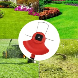 20Pcs String Trimmer Head Electric Weed Trimmer Blade Replacement Steel Wire Line Trimmer Spool Wire Weed Trimmer Head Weed Wacker Attachment for Cordless Grass Trimmers