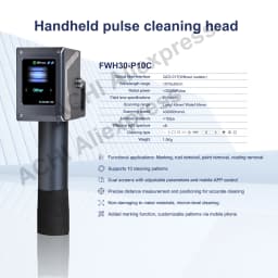 500W Pulsed Cleaner Dual Screens For Remove Rust Oil Paint Metal Wood Wall Graffiti Car 300W JPT Pulse Laser Cleaning Machine