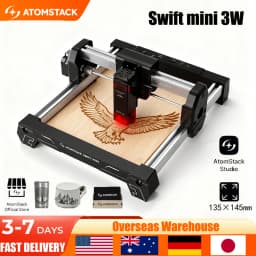 ATOMSTACK SWIFT MINI Laser Engraver 3W Portable Laser Cutter Engraving Machine For Metal Acrylic DIY Craft Tool for Etsy Sellers