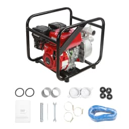 SucceBuy Gasoline Engine Water Pump 7HP 142 / 265 GPM 22ft Suction 4-Stroke Gas Powered Trash Water Transfer Pump Irrigation Use