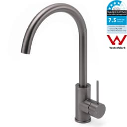 KYLINS WELS Tall Tapware 360° Swivel mixer Bathroom Faucets Brushed Nickel Round Kitchen Sink Tap Laundry Basin Mixer Faucet