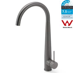 KYLINS WELS Tall Tapware 360° Swivel mixer Bathroom Faucets Brushed Nickel Round Kitchen Sink Tap Laundry Basin Mixer Faucet