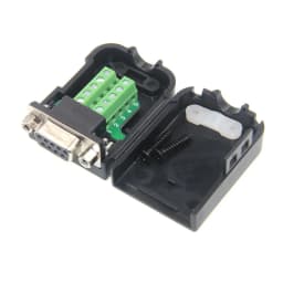 10PCS DB9 Female Male D-Sub 9 Pin To Screw Plug Breakout Terminal Solderless Connector