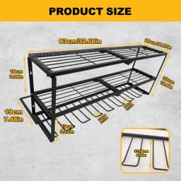 Tool Organizer Shelf-Pegboard Hook System For Cordless Drill Racks Garage Tool Storage & Workspace Efficiency Tool Wall Panels.