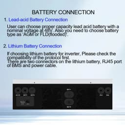 Anern 12000W 6500W Hybrid Solar Inverter 48V Buil in 160A 120A MPPT Off Grid Photovoltaic Inverters 230V MAX PV 500Vdc