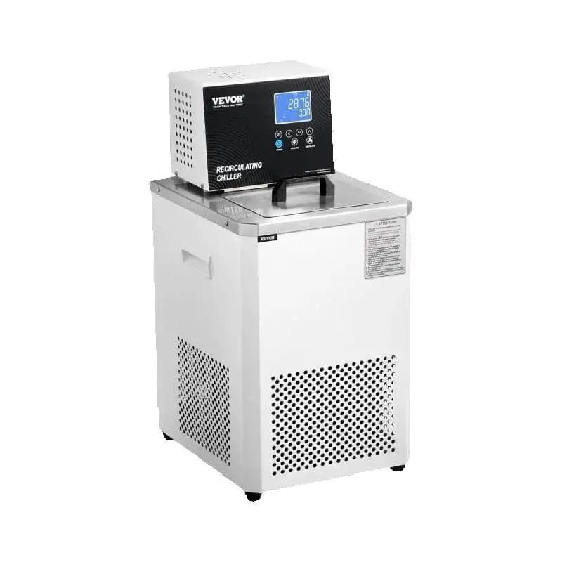SucceBuy Laboratory Chiller Circulator 6 L Chiller Lab Low Temperature Cooling Liquid -4°F-212°F Circulator Pump Chiller Display