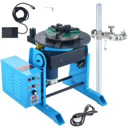 SucceBuy Rotary Welding Positioner 30KG 0-90° Welding Positioning Turntable Table 1-12rpm Welding Torch Stand Holder for Cutting
