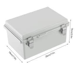 Waterproof Weatherproof Electrical Enclosure Junction Box Project Case ABS for electric power, railroad, construction sites