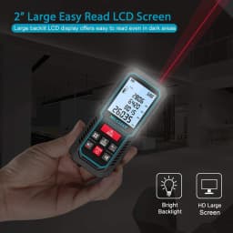 Mileseey S2 Laser Measure Rangefinder Handhold Mini Distance Range Finder Angle Meter Fast Result Screen For Home Construction