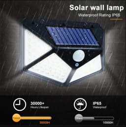 2/4X Waterproof LED Solar Powered Light Outdoor PIR Motion Sensor Garden Security