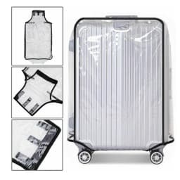 Full Transparent Luggage Protector Cover Waterproof PVC Trolley Suitcase Cover