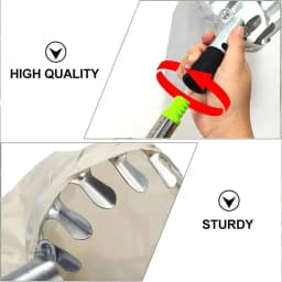 Telescoping Fruit Picker with Long Handle 4m Pole Fruit Picking Tool Storage Bag