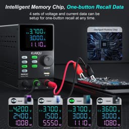 KUAIQU 300V 1A 300W Lab DC Power Supply RS232 USB Software Power Source 12V 30V 10A 200V Adjustable Voltage Regulator For Test
